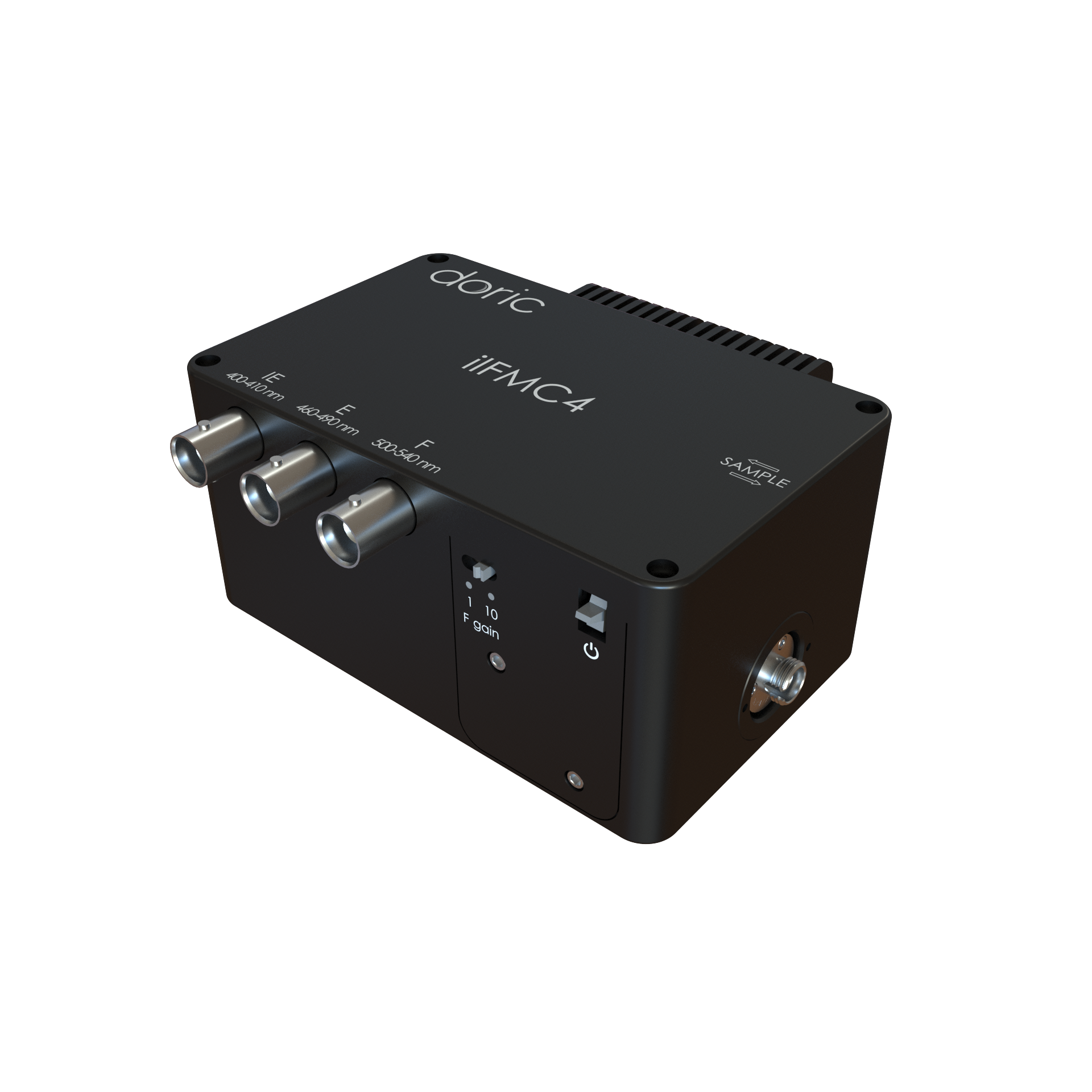 4 ports Fluorescence Mini Cube - GCaMP – Doric Lenses