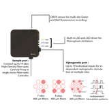 Bundle-imaging Fiber Photometry Cube with Targeted Optogenetics