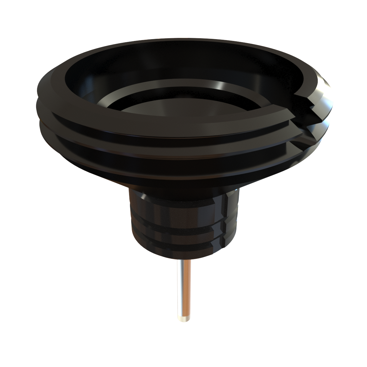 Twist-on Reduced Footprint Imaging Cannula