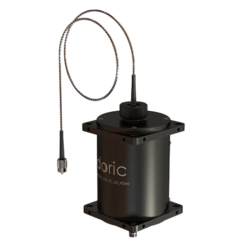 Assisted 1x1 Pigtailed Fiber-optic & Electric Rotary Joints - 24 contacts