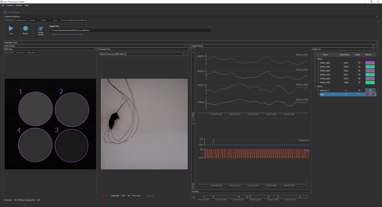 Behavior & Bundle Photometry Console