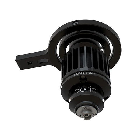 Connectorized LED with Fiber-optic Rotary Joint