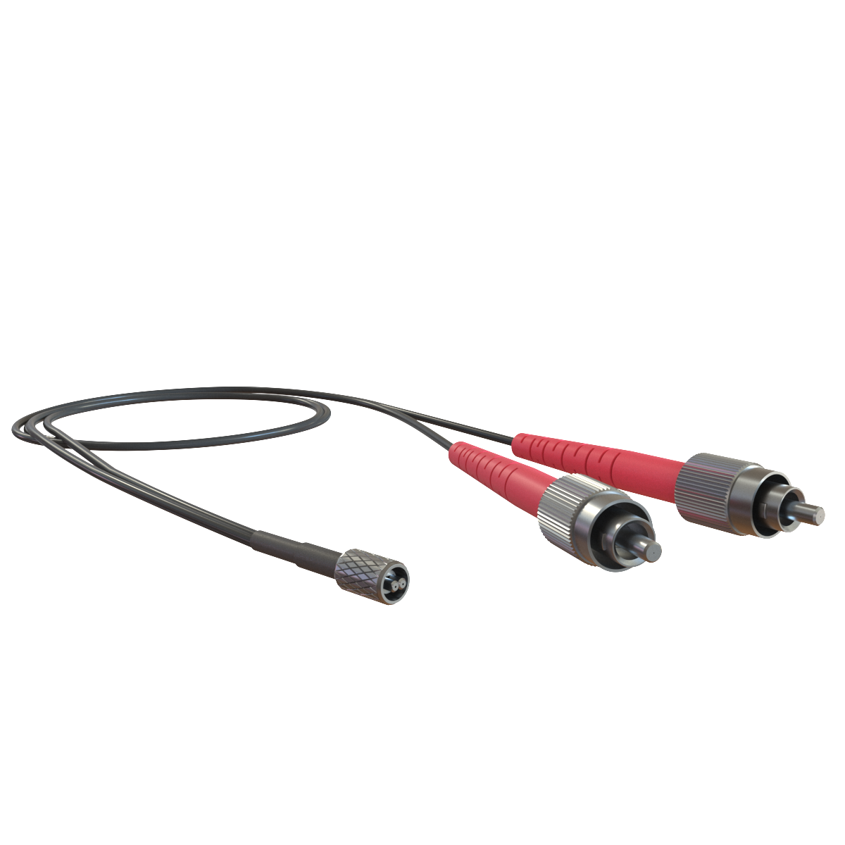 Low-Autofluorescence Dual Fiber-optic Patch Cords