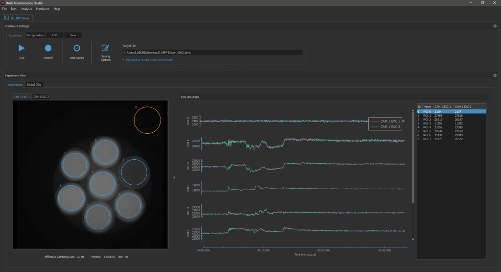 Doric Neuroscience Studio V5