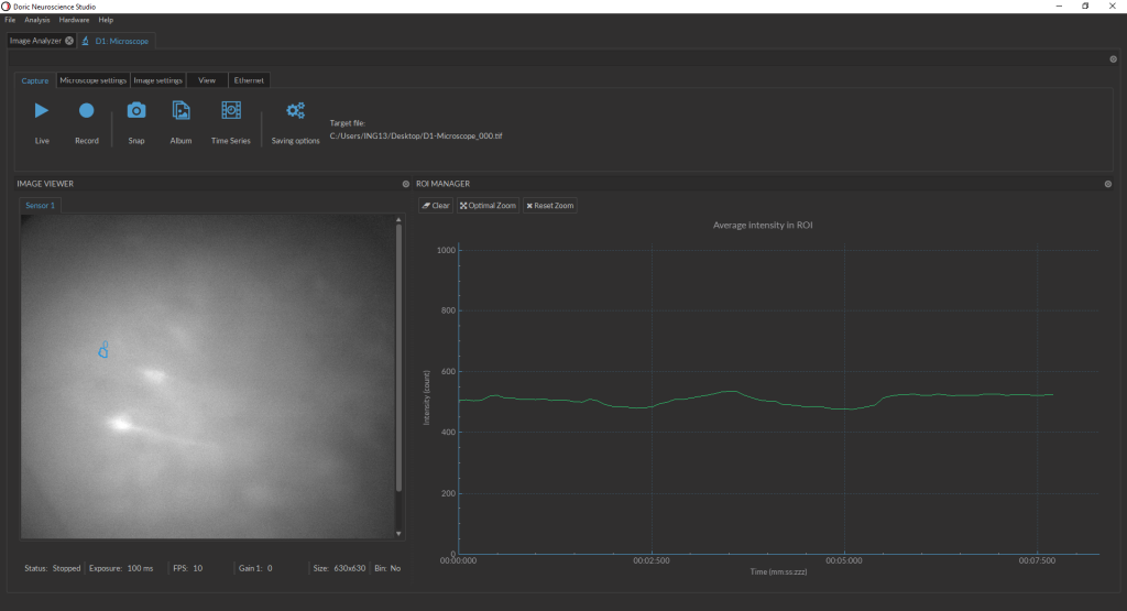 Doric Neuroscience Studio V5