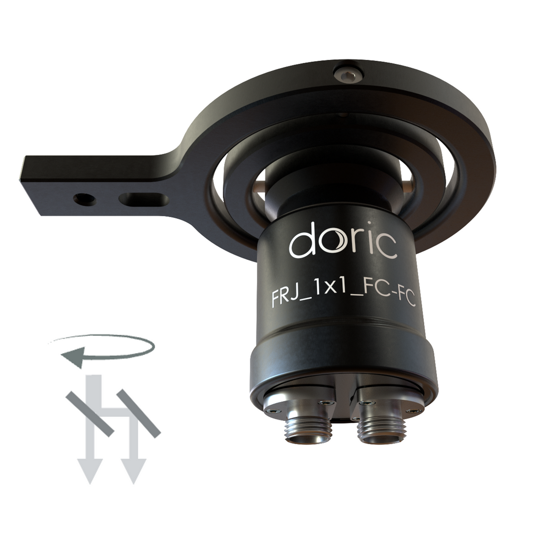 1x2 Fiber-optic Rotary Joint