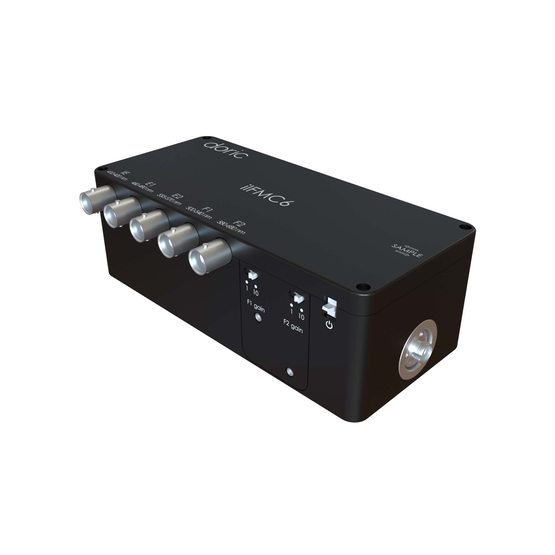 6 ports Fluorescence Mini Cube - GCaMP and Red fluorophore