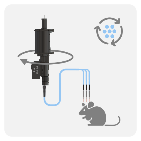 Rotary Bundle-imaging Fluorescence Mini Cubes Gen.2 - System