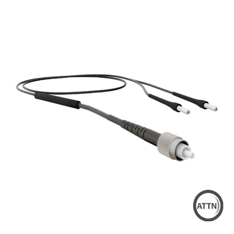 Attenuating Splitter Branching Fiber-optic Patch Cords