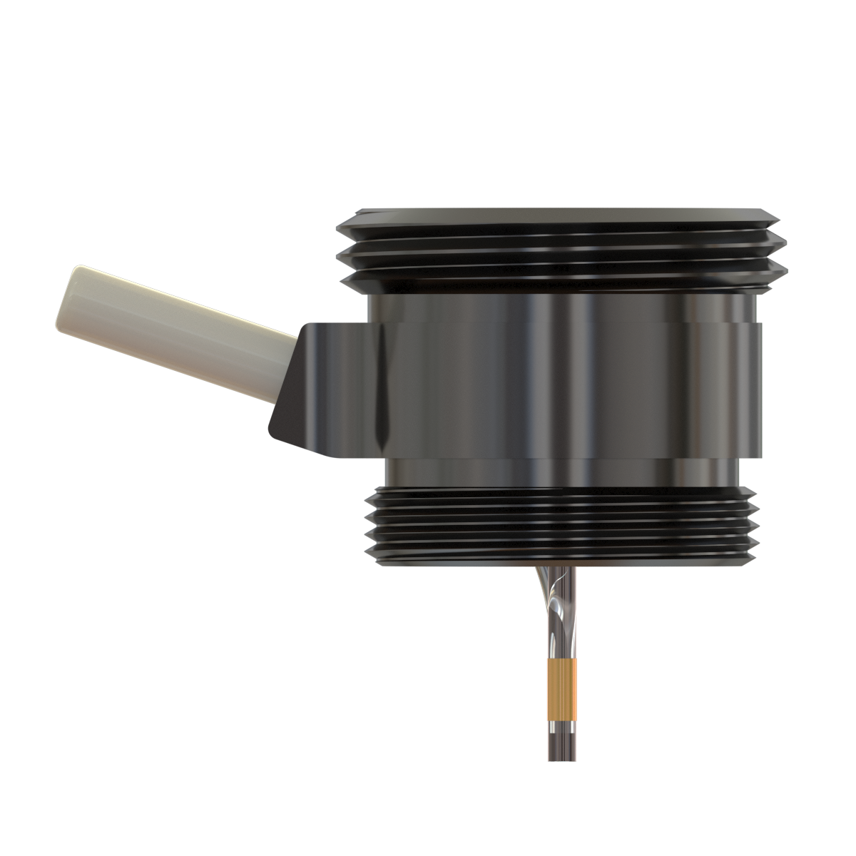 Twist-on Imaging Cannula with Fluid Injection