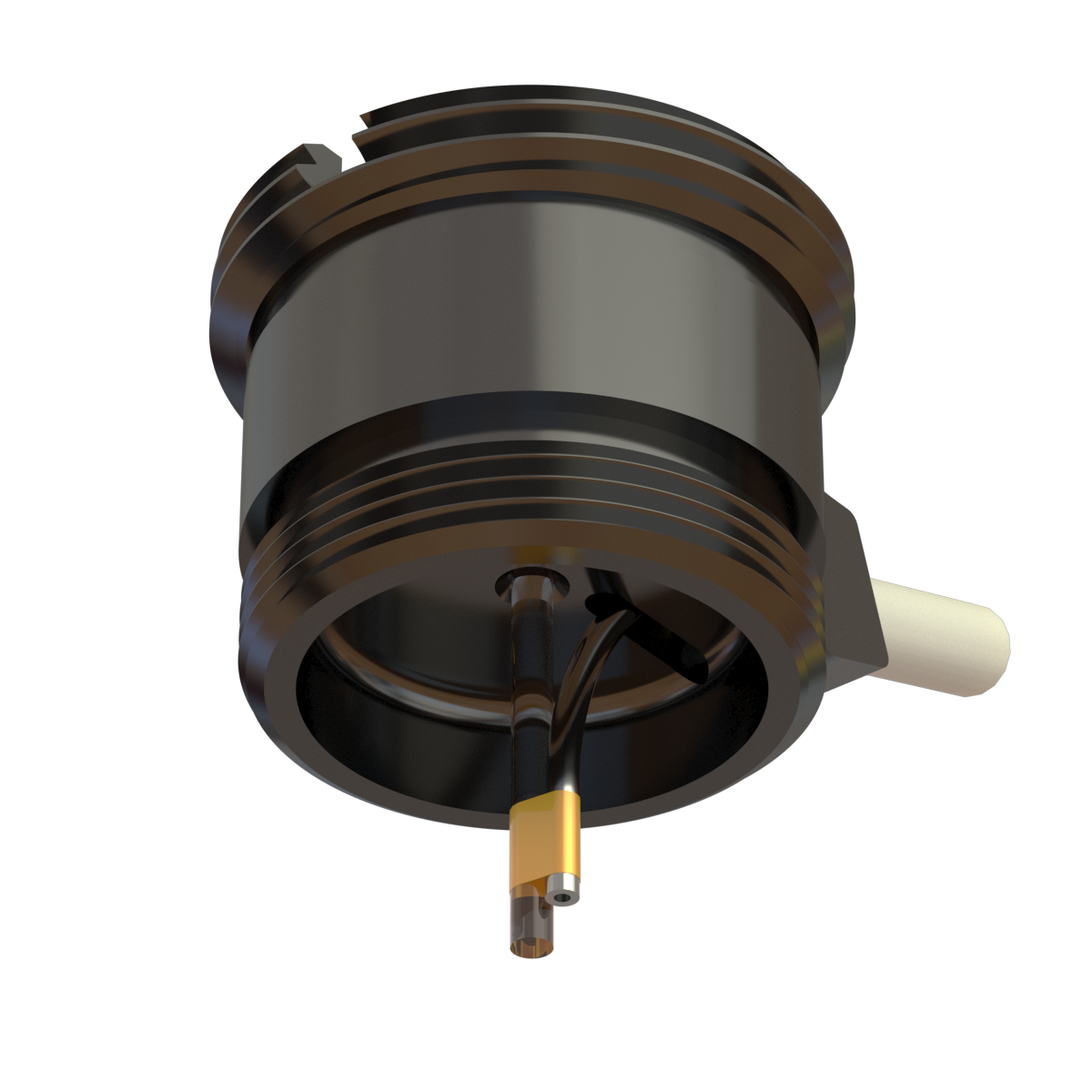 Twist-on Imaging Cannula with Fluid Injection